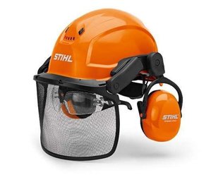 Шлем защитный с сеткой и наушниками Stihl DYNAMIC X-Ergo (8880807) фото 1