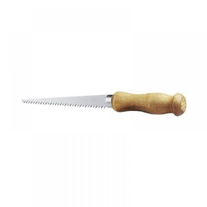 Ножовка по гипсокартону узкая длиной 152 мм с деревянной рукояткой STANLEY 0-15-206 фото 1