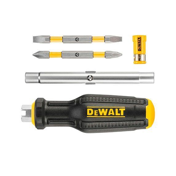 Отвертка - набор FULL FIT 6 Way с двумя сменными битами DeWALT DWHT66569-0 фото 3