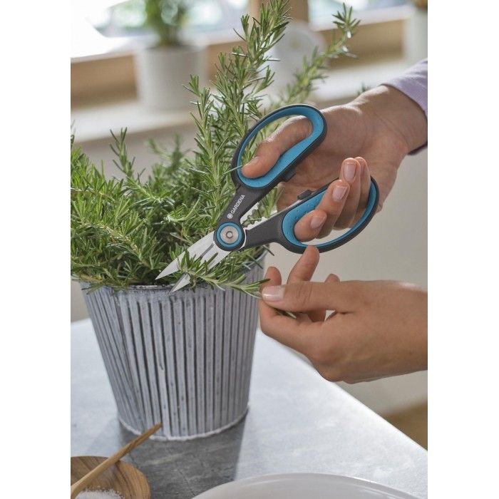 Ножиці для трави і квітів Gardena HerbCut (з чохлом для зберігання) фото 3