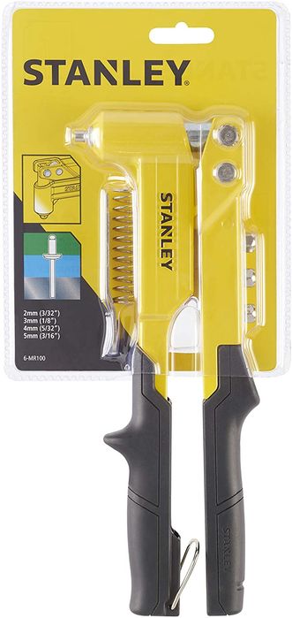 Ключ заклепочный Contractor Grader с насадками под заклепки диаметром 2, 3, 4, 5 мм, высокого усилия STANLEY 6-MR100 фото 3