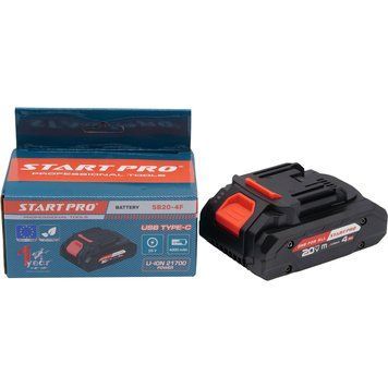 Аккумуляторная батарея 4.0 А*ч - SB20-4F Start Pro 6386 USB Type-C фото 1