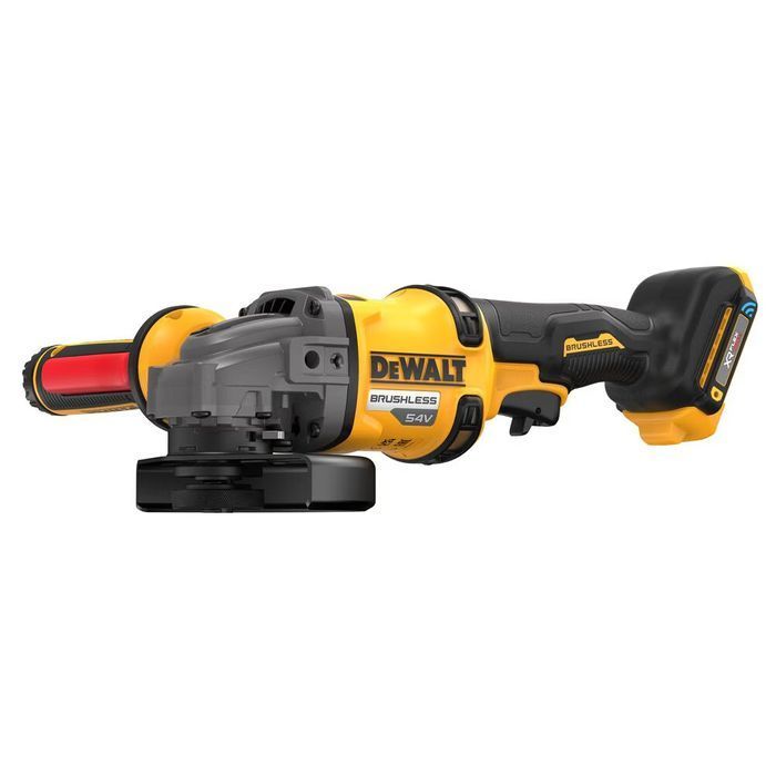 Шліфмашина кутова акумуляторна безщіткова DeWALT, XR FLEXVOLT 54 В Li-lon, d=125 мм, 9000 об/хв, система Side-Handle Detect (виявлення бічної рукоятки), вага 2.4 кг, без акумулятора і зарядного пристрою фото 2