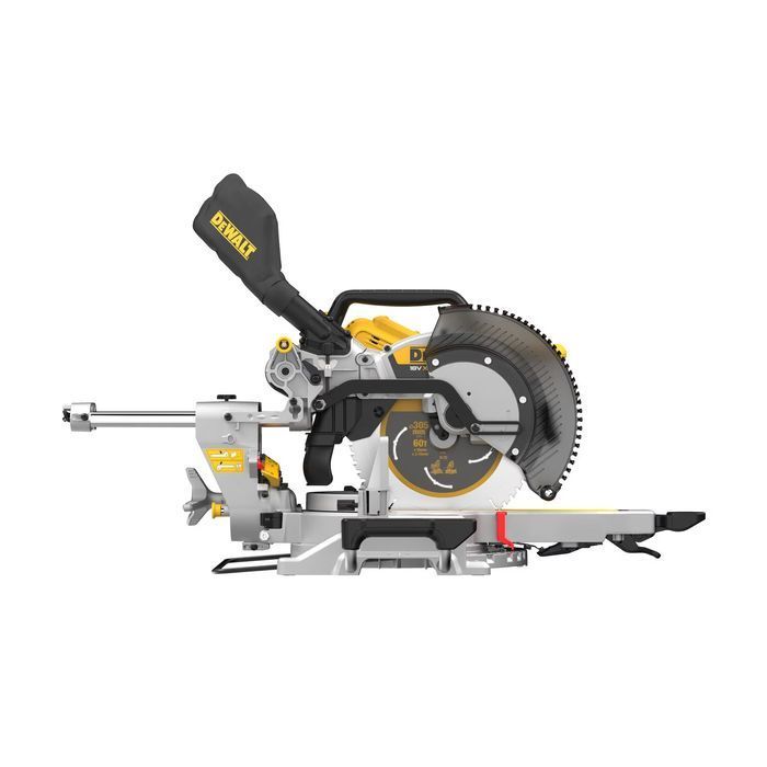 Пила торцювальна акумуляторна DeWALT, 18 В XR Li-lon, діаметр диска 305x30 мм, 3800 об/хв, XPS, вага 23.2 кг, без акумулятора і зарядного пристрою, в картоні фото 2