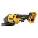 Шліфмашина кутова акумуляторна безщіткова DeWALT, XR FLEXVOLT 54 В Li-lon, d=125 мм, 9000 об/хв, система Side-Handle Detect (виявлення бічної рукоятки), вага 2.4 кг, без акумулятора і зарядного пристрою