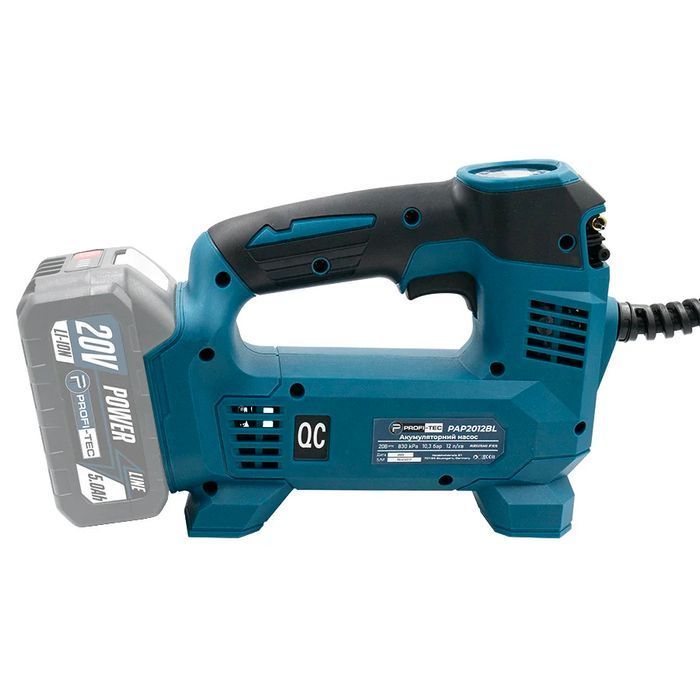 Аккумуляторный насос PROFI-TEC PAP2012BL POWERLine (без аккумулятора и зарядного устройства) фото 3