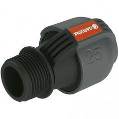 Соединитель Gardena Quick & Easy 25 мм х 1 наружная резьба (02763-20) фото 1