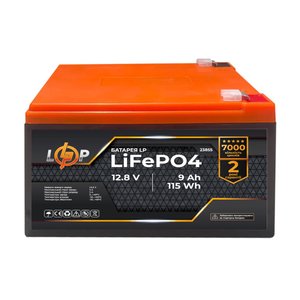 Аккумулятор LogicPower LiFePО4 12,8V - 9 Ah (115,2Wh) 23855 фото 1