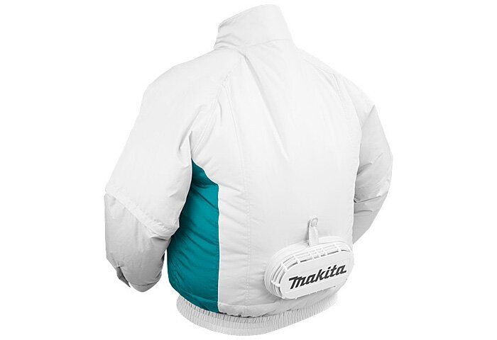 Аккумуляторная куртка с вентиляцией Makita DFJ201ZM фото 2