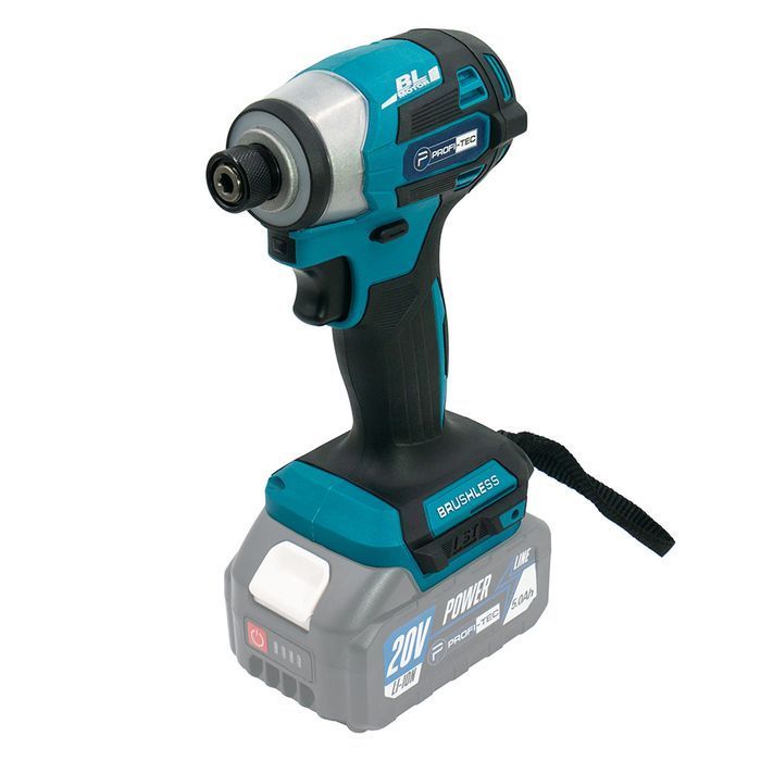 Акумуляторний імпульсний гвинтоверт PROFI-TEC PID1820BL POWERLine фото 2