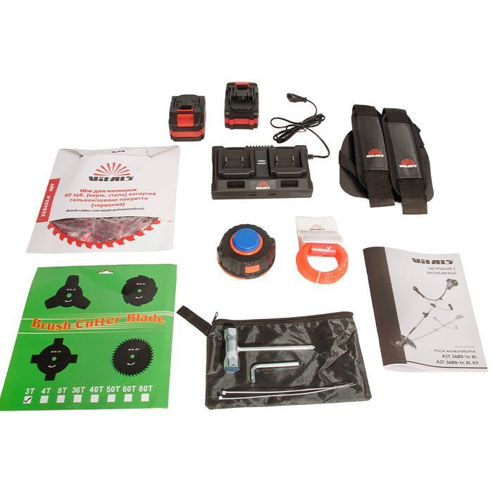 Коса аккумуляторная Vitals Master AZT 3680-1n BL Kit фото 9