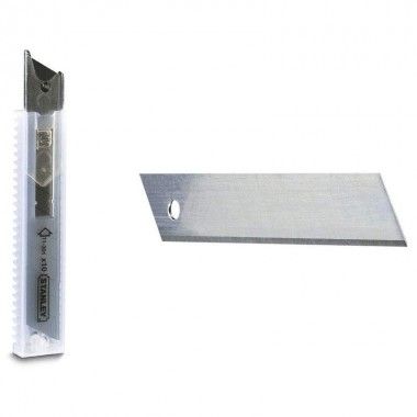Леза запасні шириною 18 мм із сегментами, що відламуються, для ножів із висувними лезами, 50 штук STANLEY 3-11-301 фото 1