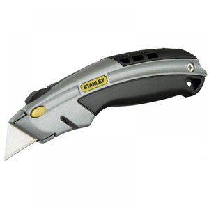 Нож DynaGrip длиной 180 мм с выдвижным лезвием для отделочных работ с фронтальной загрузкой лезвий STANLEY 0-10-788 фото 1