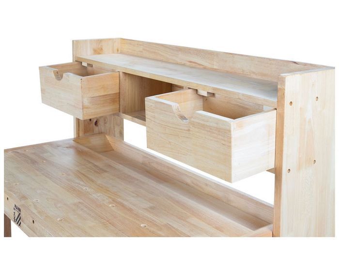 Верстак столярний з каучукового дерева Holzmann WB 123A фото 2