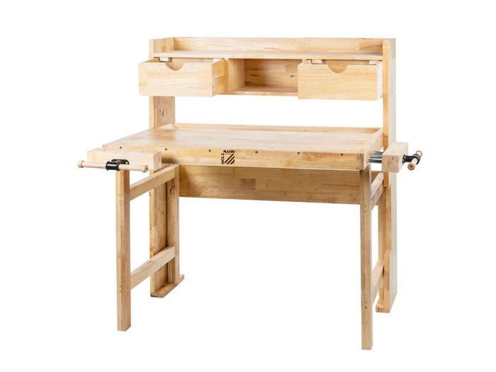 Верстак столярний з каучукового дерева Holzmann WB 123A фото 3