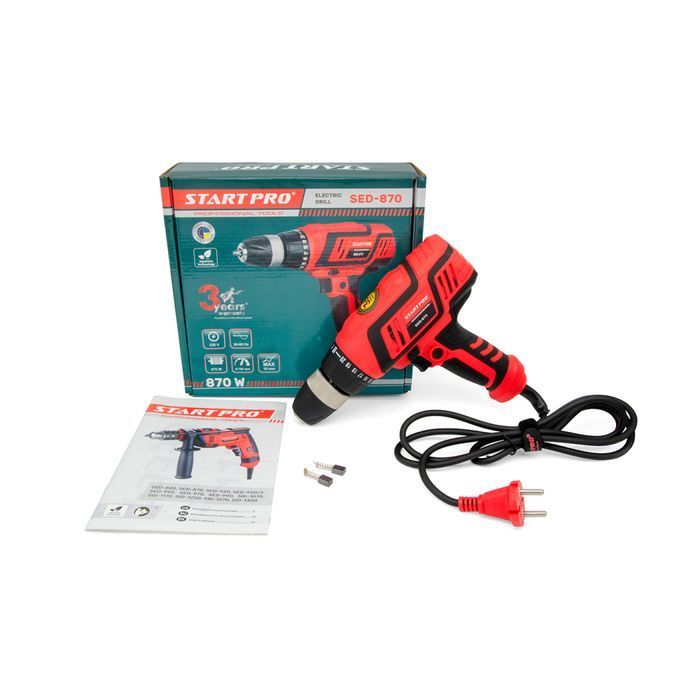Дрель электрическая START PRO SED-870 фото 8