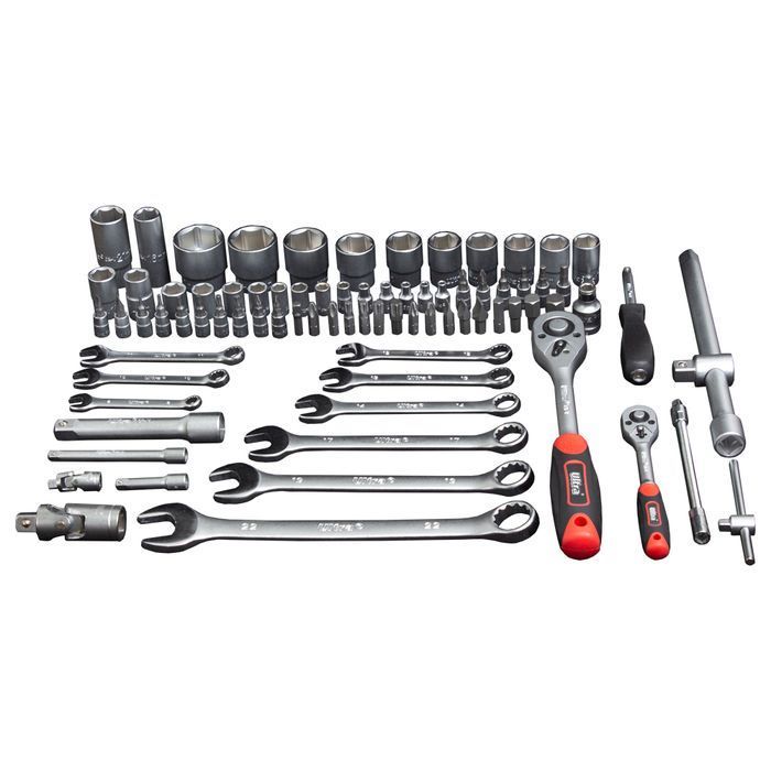 Набор насадок торцевых и бит Ultra 1/4" 1/2" 82 шт CrV (6001142) фото 7