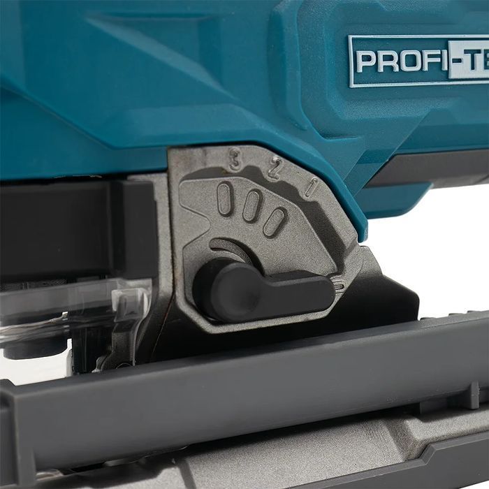 Акумуляторний лобзик PROFI-TEC PJS120 (20 В, безщітковий двигун, хід 25.4 мм, 0 &ndash; 3500 об/хв) 1&times;PT2030VX (3.0 Аг), ЗП BC20V, КЕЙС фото 9