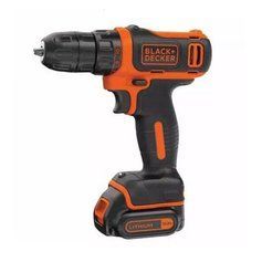 Дриль-шуруповерт акумуляторний BLACK+DECKER BDCDD12K фото 1