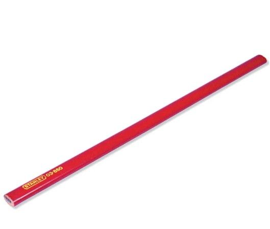 Олівець для розмітки по дереву, довжиною 176 мм, твердістю 2В STANLEY 1-03-850 фото 2