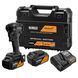 Шурупокрут ударний DeWALT, McLaren F1 TEAM SPECIAL EDITION, безщітковий, XR Li-Ion 18 В 5 Аг, 206,2 Нм, 3250 об/хв, 3800 уд/хв, розмір тримача насадок 6,35 мм (1/4), кількість швидкостей - 3, вага 0,95 кг, 2 акумулятори, зарядний пристрій, валіза TSTAK