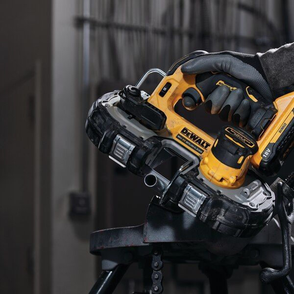Пила ленточная аккумуляторная бесщёточная DeWALT DCS377NT фото 7