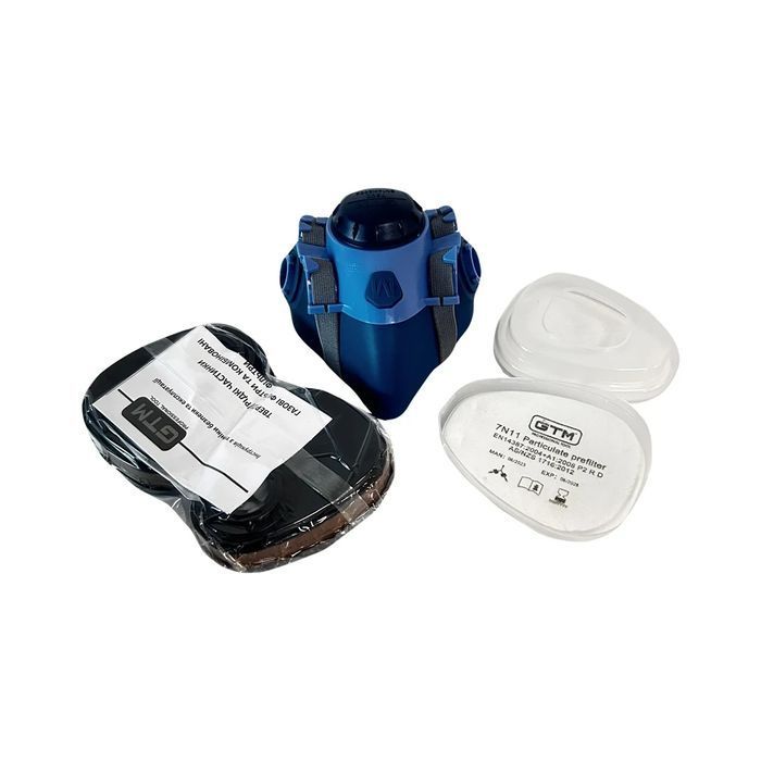 Набор маляра GTM 7500A1-KIT: полумаска 7500-M с фильтрами 701-А1, предфильтрами 7N11 и держателями 510 фото 2