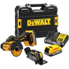 Пила дискова універсальна акумуляторна безщіткова DeWALT DCS438E2T фото 1