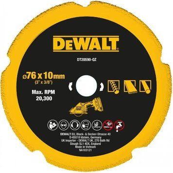 Диск пиляльний універсальний DeWALT DT20590 фото 1
