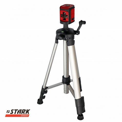 Нивелир лазерный STARK LL-202G SET со штативом и кейсом фото 4