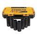 Набір ударних торцевих головок 1/2" McLaren DeWALT, головкі торцеві 17, 18, 19, 20, 21, 22, 24 мм., L= 78 мм., 7 шт.