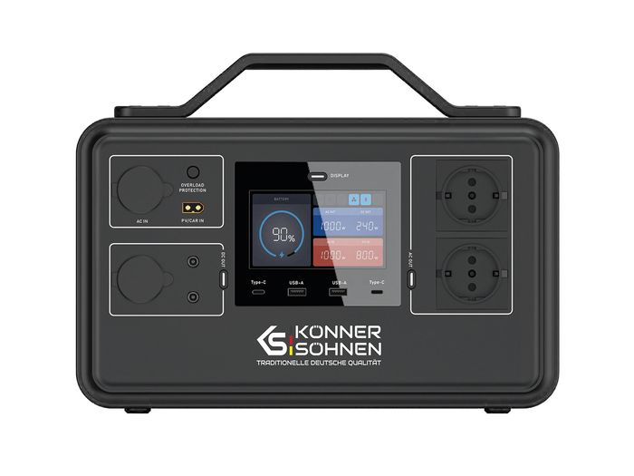 Портативна мобільна електростанція Konner&Sohnen KS 1200PS фото 1