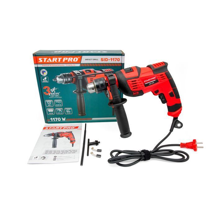 Дрель ударная START PRO SID-1170 фото 8