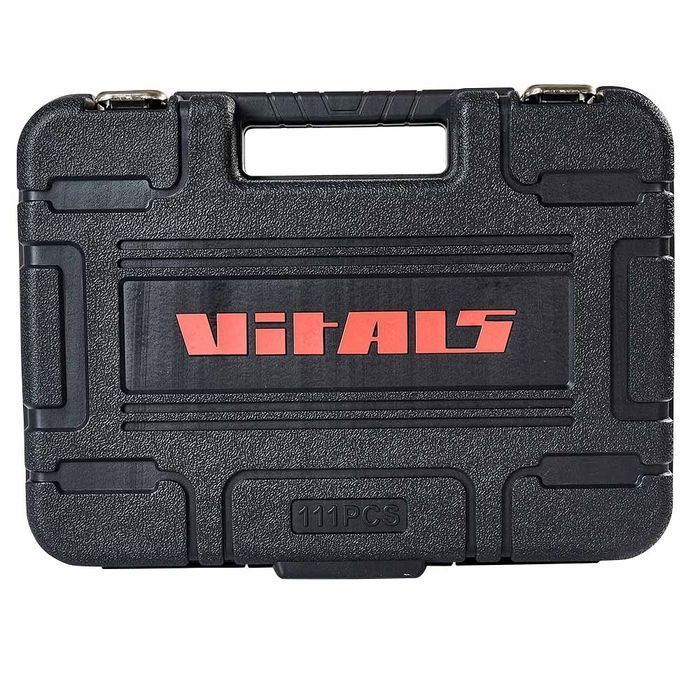 Набір головок торцевих 1/4&laquo; і 1/2&raquo; 111 предметів Vitals Master Impact + Superlock фото 4