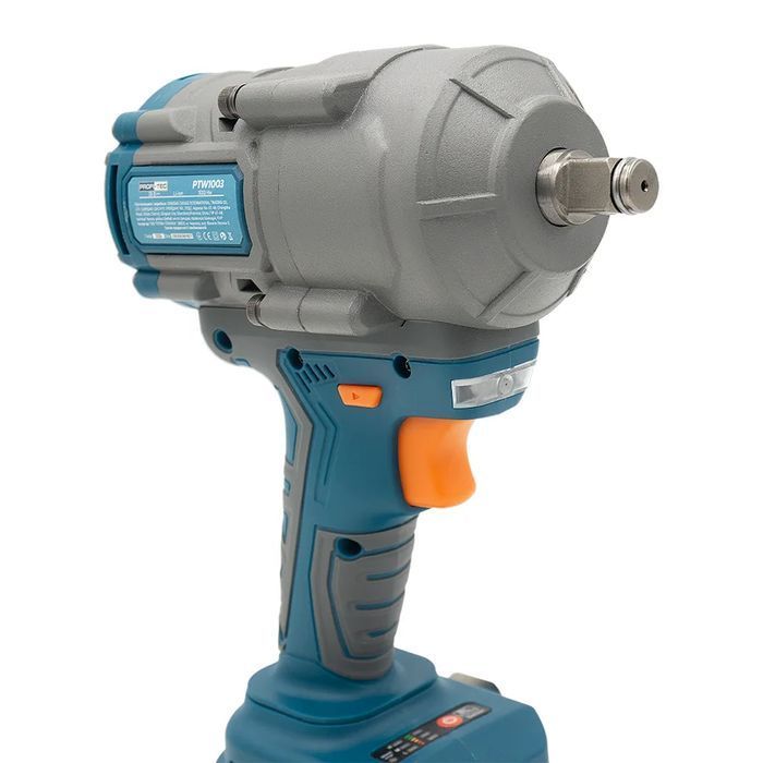 Акумуляторний гайковерт PROFI-TEC PTW1003 (20 В, безщітковий двигун, 1020 Нм, хвостовик 1/2&Prime;) 1&times;PT2040VX (4.0 Аг), ЗП BC20V, кейс фото 3