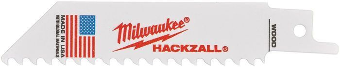 Полотно для шабельной пилы HACKZALL MILWAUKEE, 100мм/ шаг зуба 4,2мм, (5шт), (универсальные) фото 2