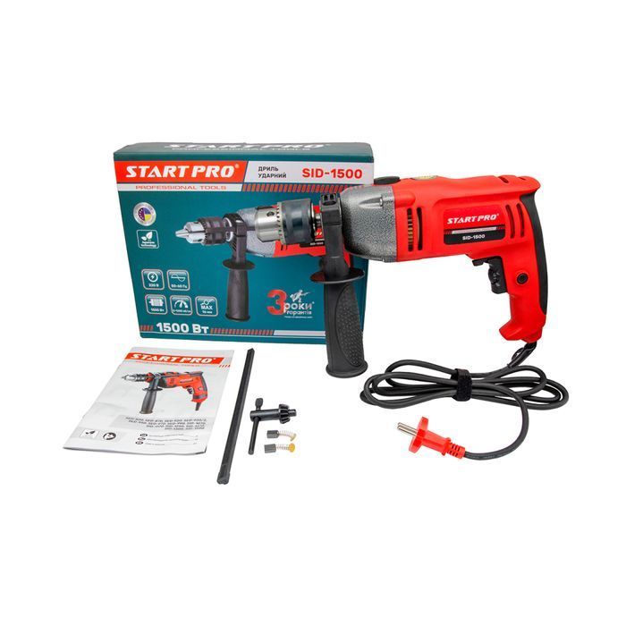 Дрель ударная START PRO SID-1500 фото 7
