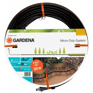 Комплект микрокапельного полива Gardena Micro-Drip-System для подземной прокладки 13,7 мм 50 м (01389-20) фото 1