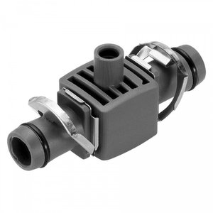 Соединитель T-образный для микронасадок Gardena Micro-Drip-System Quick & Easy для шлангов 13 мм, 5 шт (08331-29) фото 1