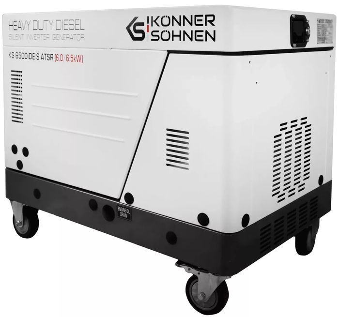 Дизельный инверторный генератор Konner&Sohnen KS 6500iDE S ATSR фото 3
