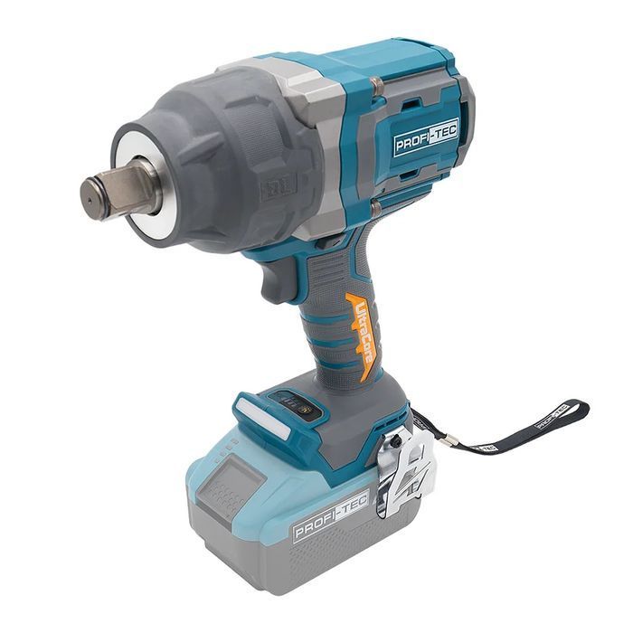 Акумуляторний гайковерт PROFI-TEC PPTW20020 (20 В, безщітковий двигун, 2000 Нм, хвостовик 3/4&Prime;) без АКБ та ЗП, КЕЙС фото 2
