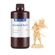 Фотополімерна смола Anycubic Standard Resin Light Beige світло-бежева 1кг фото 1