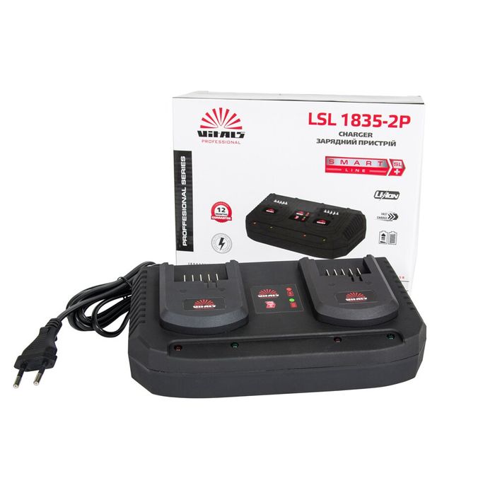 Зарядное устройство для аккумуляторов Vitals Professional LSL 1835-2P SmartLine фото 5