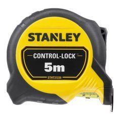 Рулетка вимірювальна CONTROL-LOCK довжиною 5 м, шириною 25 мм, в прогумованому корпусі, з двосторонньою шкалою STANLEY STHT37239-3 фото 1