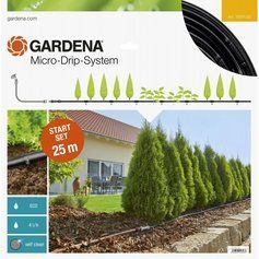 Комплект мікрокрапельного поливу Gardena Micro-Drip-System для рядного поливу 25 м, 4 л/год (13011-20) фото 1