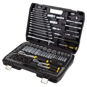 Набор насадок торцевых и бит Sigma 1/4" 3/8" 1/2" 216 шт CrV (6003841) фото 1