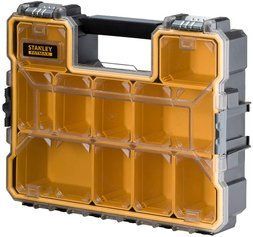 Органайзер професійний FATMAX SHALLOW PRO METAL LATCH, вологозахисний, розмірами 446x116x357 мм STANLEY 1-97-518 фото 1