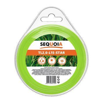 Косильная леска SEQUOIA TL2.0-L15-Star фото 1
