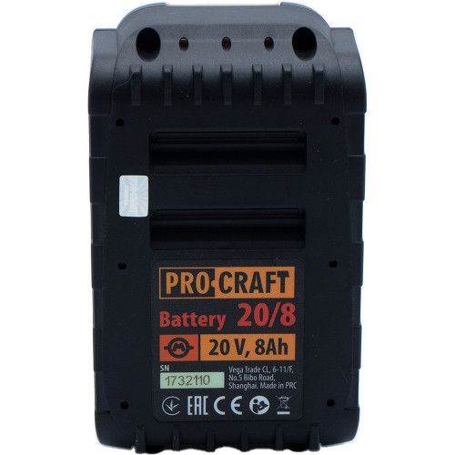 Аккумуляторный пылесос Procraft VP30 + 1 акб 8Ач + ЗП Charger 20/1 фото 7
