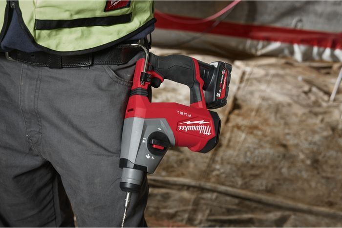 Акумуляторний безщітковий перфоратор SDS-PLUS MILWAUKEE M12 FHAC16-0X (1,15Дж) (HD кейс) фото 9